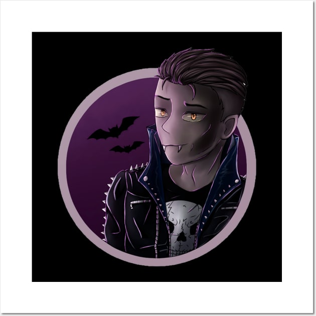 ~Goth_HalloweenVampire~ Wall Art by Arcai